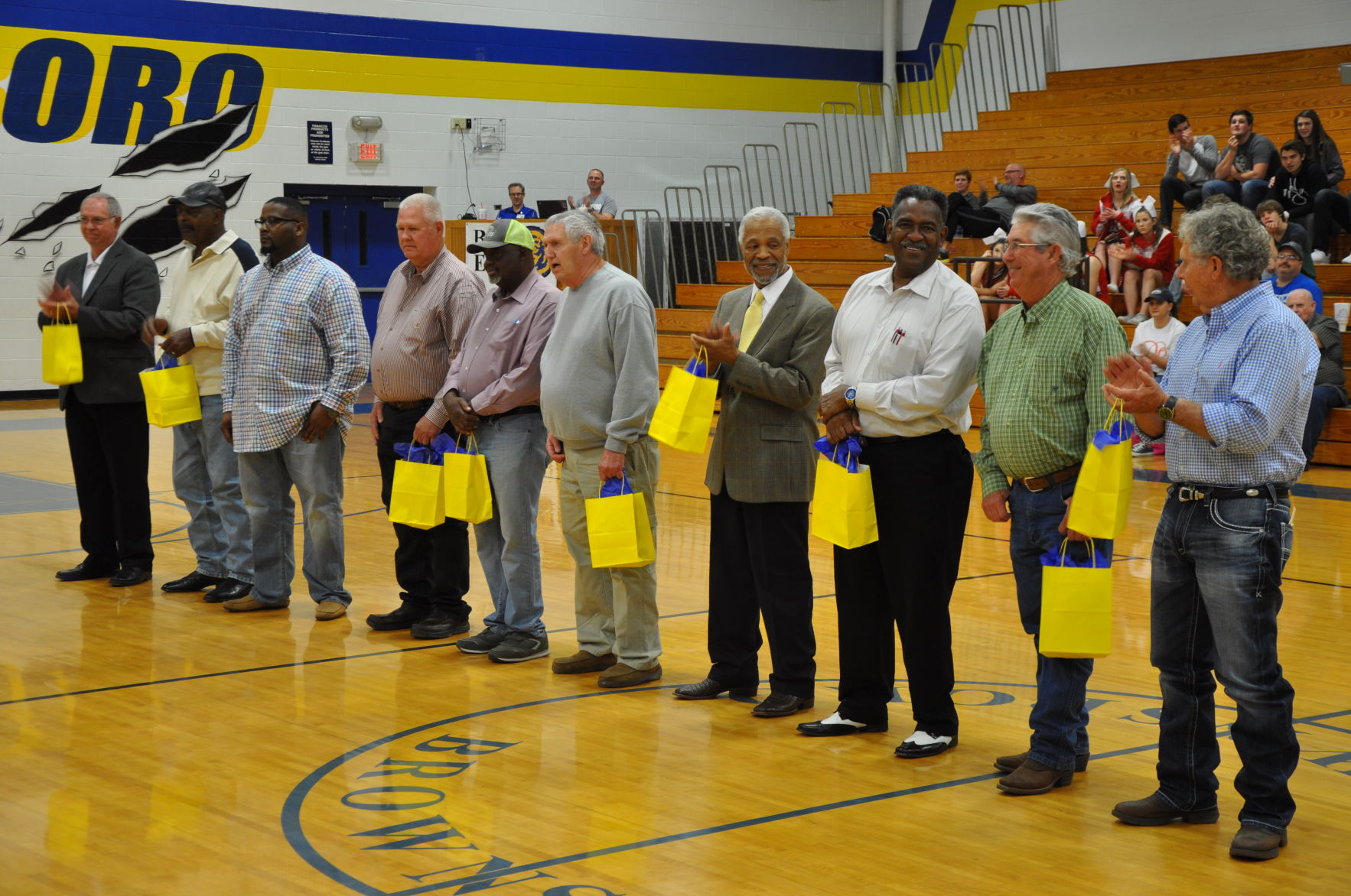 Honored on court